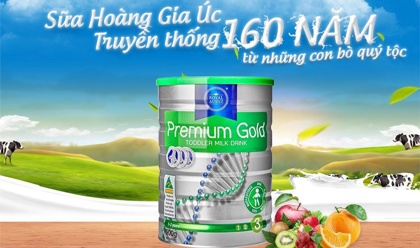 Sữa Hoàng Gia Úc Royal Ausnz Premium Gold 3