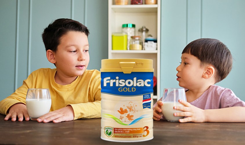 Sữa bột Frisolac Gold số 3 850g (12 - 24 tháng)