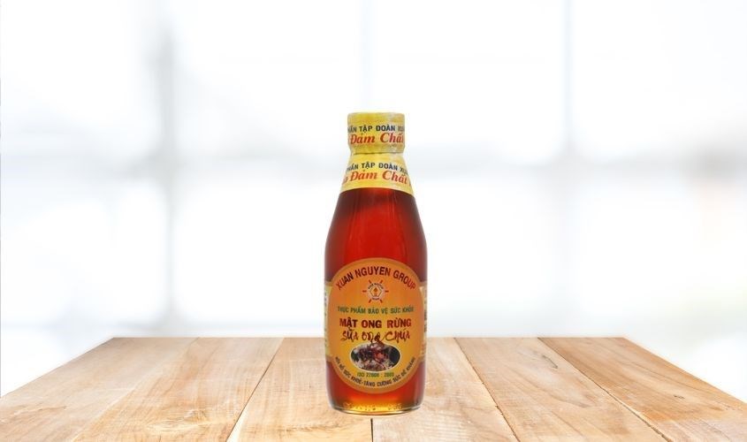 Mật ong rừng nguyên chất pha sữa ong chúa Xuân Nguyên 200 ml