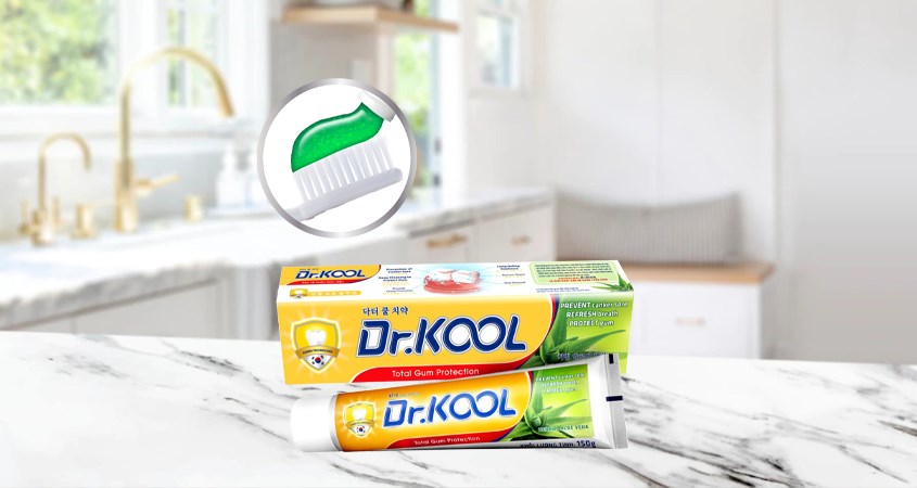 Kem đánh răng Dr. Kool nha đam thảo dược  