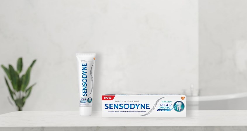 Kem đánh răng Sensodyne phục hồi răng nhạy cảm  