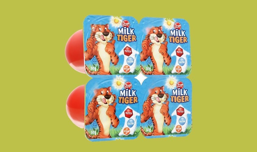 Lốc 4 hộp sữa chua phô mai Zott vị dâu vani 50g