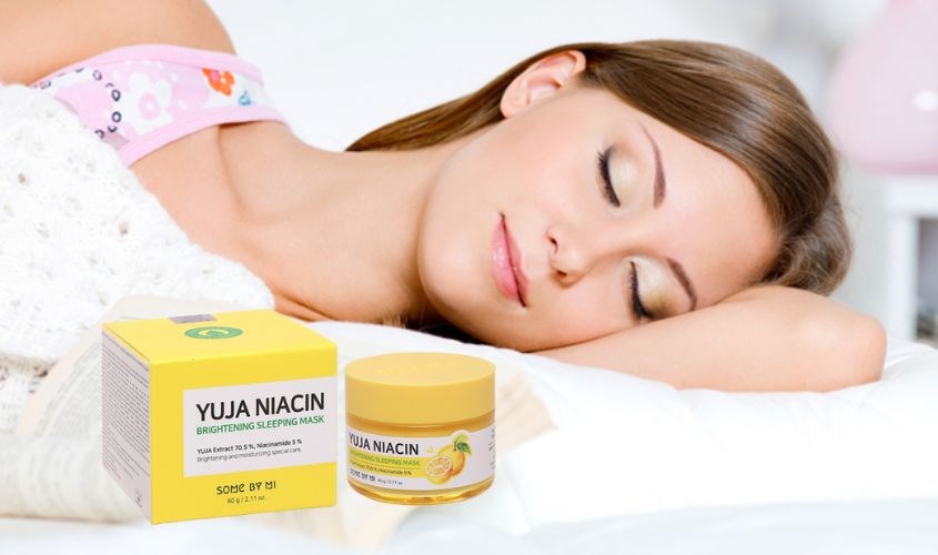 Mặt nạ ngủ tinh chất Quýt Yuja cấp ẩm và dưỡng sáng Some By Mi 60g