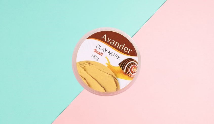 Mặt nạ đất sét Ốc Sên dưỡng sáng, tái tạo da Avander 110g (Hũ)