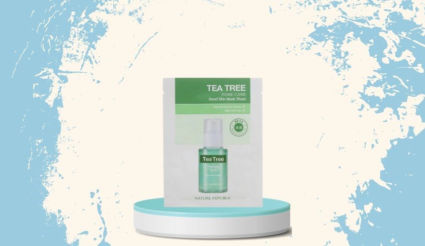 Mặt nạ Tràm Trà kháng viêm, kiểm soát bã nhờn Nature Republic Good Skin Tea Tree 24g