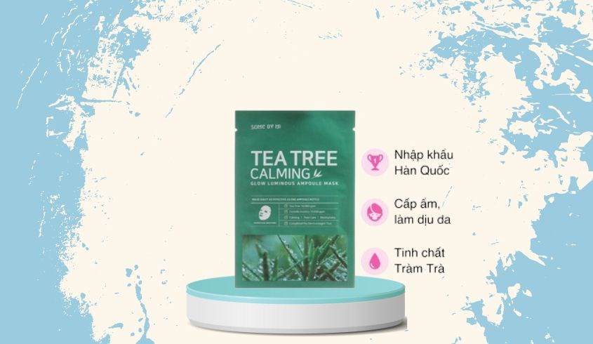 Mặt nạ giấy Tràm Trà cấp ẩm làm dịu da Some By Mi Tea Tree Calming 25g