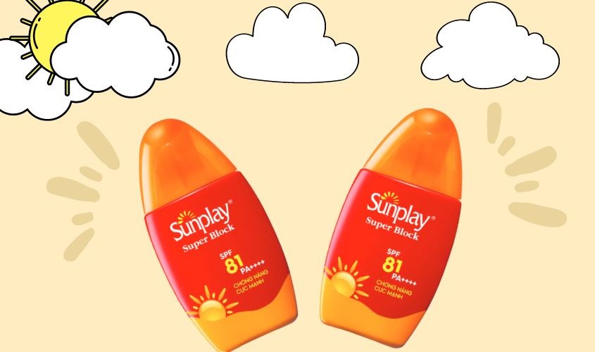 Sunplay Super Block SPF 81 có chỉ số chống nắng cao