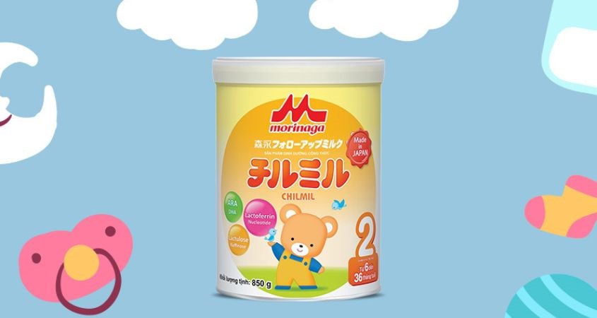 Sữa bột Morinaga Chilmil số 2 850g (6 - 36 tháng)