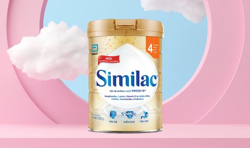 Sữa bột Similac 5G số 4 900g (2 - 6 tuổi)