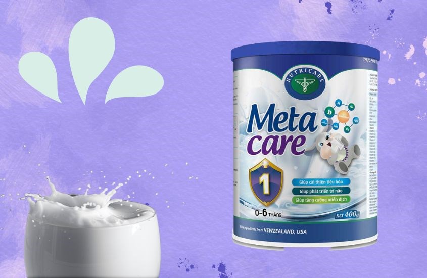 MetaCare là dòng sữa cho trẻ em của thương hiệu Nutricare Việt Nam