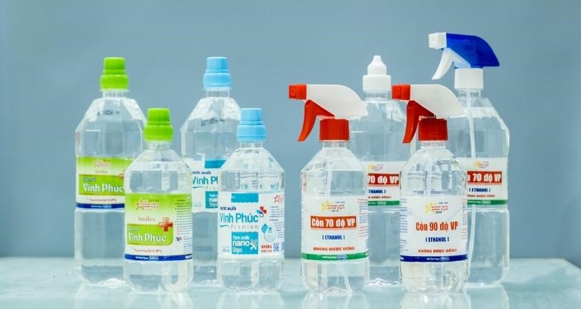 Nước muối sinh lý Vĩnh Phúc