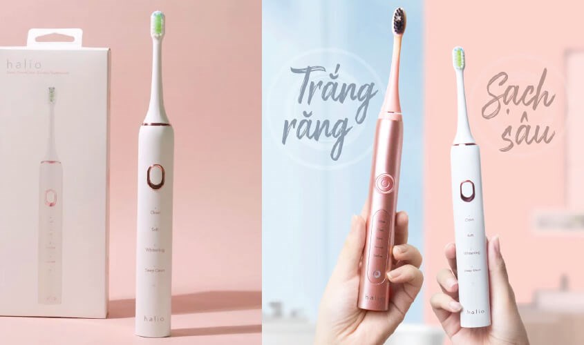 Bàn chải điện Halio Sonic Smartclean