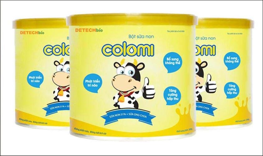 Sữa Colomi có 2 dạng tiện lợi cho người dùng