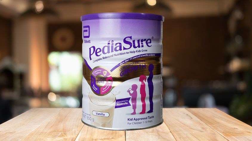 Sữa PediaSure Úc Nắp Tím 850G (trẻ từ 1-10 tuổi)
