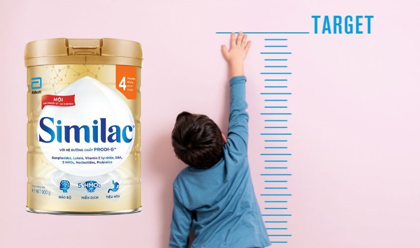Sữa bột Similac 5G số 4 900g (2 - 6 tuổi)