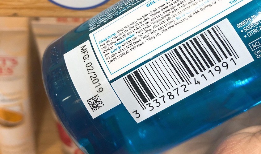 Mã vạch của sản phẩm