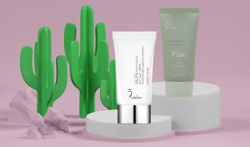 Hai loại kem chống nắng của 9wishes