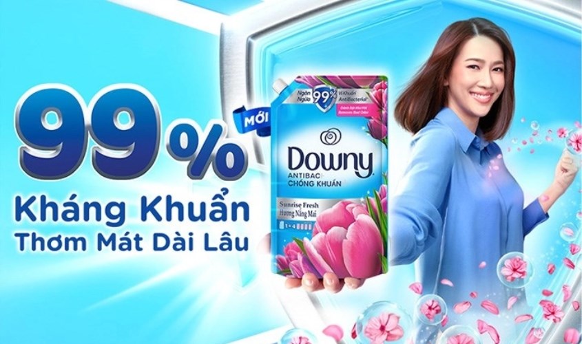 Nước xả Downy Chống Khuẩn hương nắng mai túi 3.5 lít