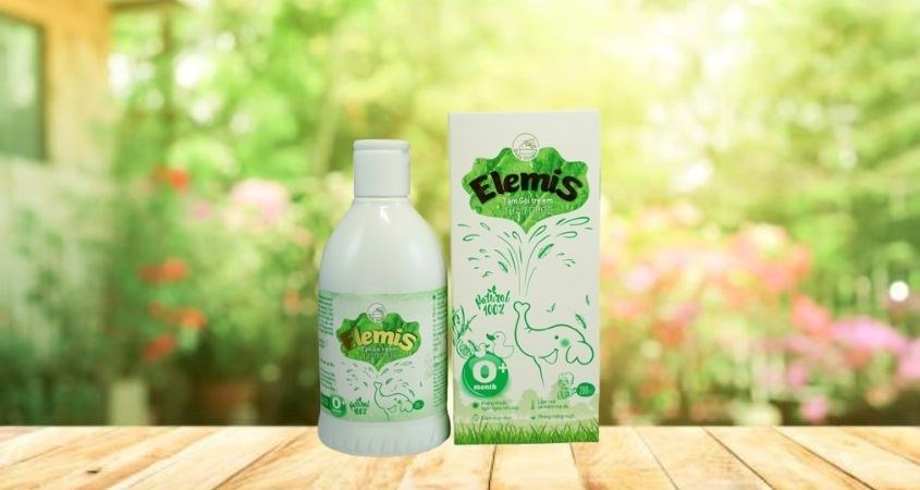 Nước tắm gội cho bé DK Pharma Elemis chiết xuất thảo dược 200 ml