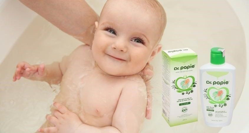 Nước tắm gội cho bé Dr.Papie chiết xuất thảo dược 230 ml
