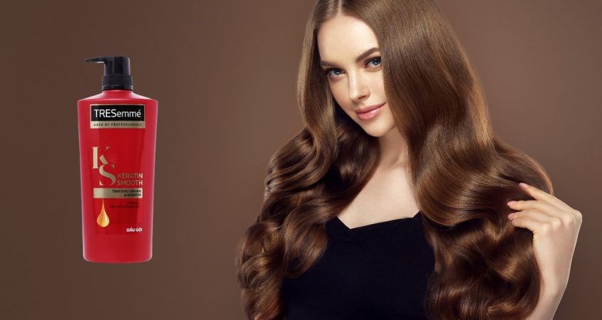 Dầu gội TRESemmé Keratin Smooth tóc vào nếp, bóng mượt 621 ml