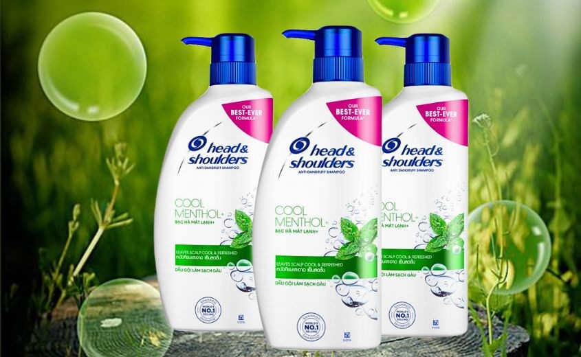 Dầu gội Head & Shoulders bạc hà mát lạnh sạch gàu 850 ml
