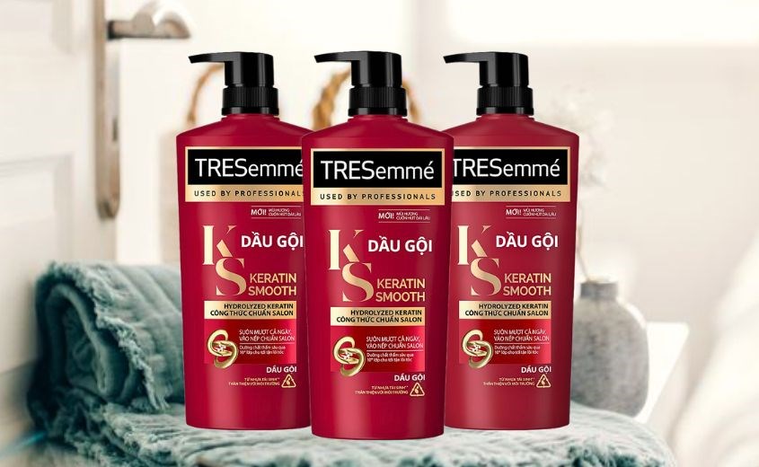 Dầu gội TRESemmé Keratin Smooth vào nếp suôn mượt 621 ml