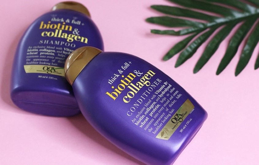 Dầu Gội OGX Biotin & Collagen Shampoo 385ml