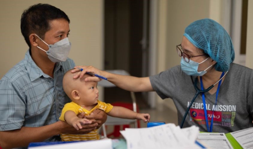 Số lượng bệnh nhân khám sàng lọc là 123 em