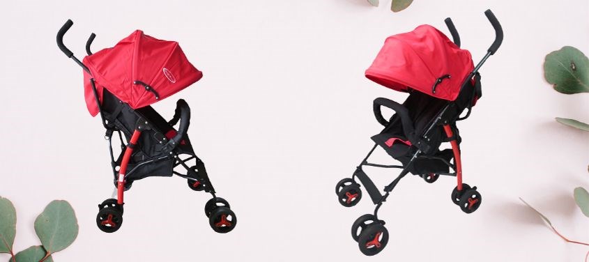 Xe đẩy cho bé Gluck US300 cho bé từ 5 đến 24 tháng tuổi - màu đỏ