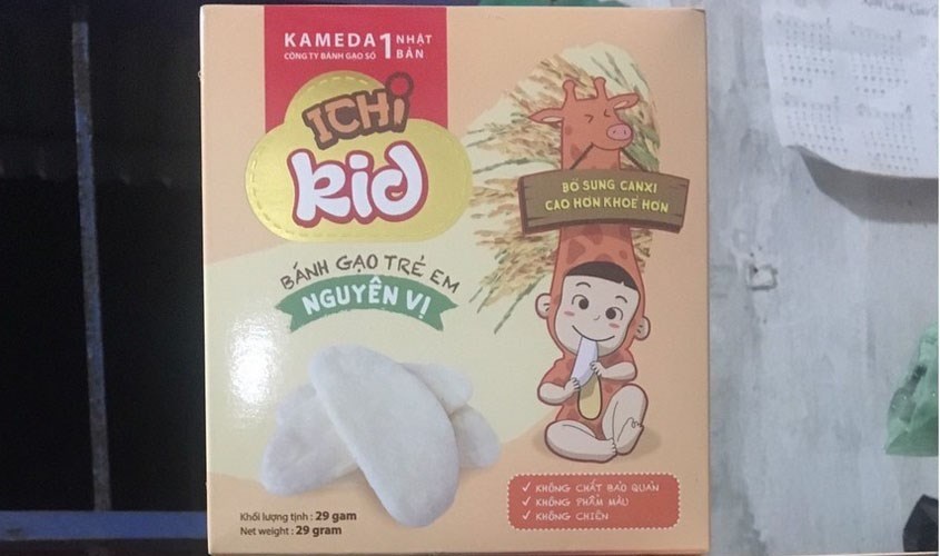 Bánh gạo ăn dặm Kameda Ichi Kids