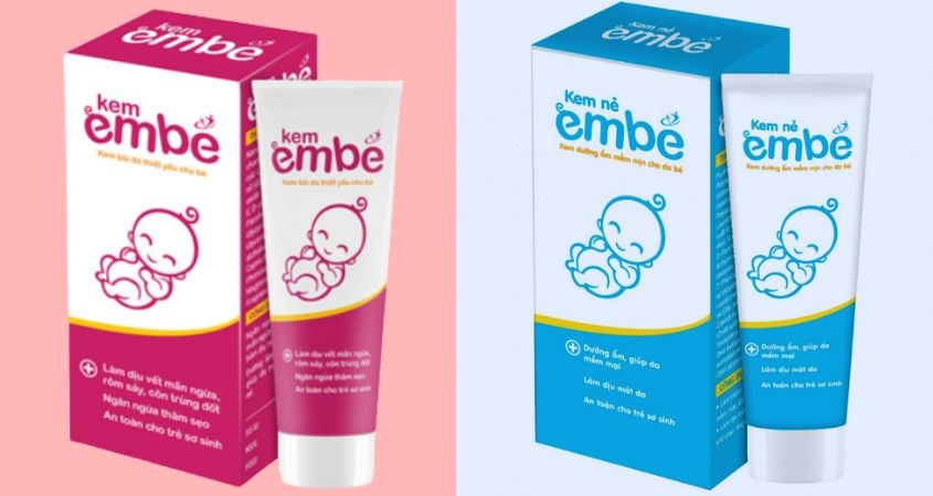 có 2 loại kem em bé có 2 loại kem em bé