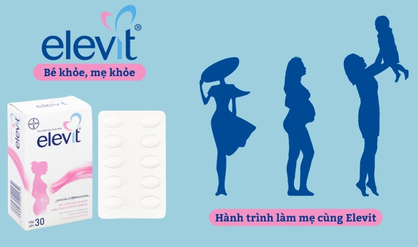 Viên uống Elevit bổ sung vitamin và khoáng chất 30 viên Viên uống Elevit bổ sung vitamin và khoáng chất 30 viên