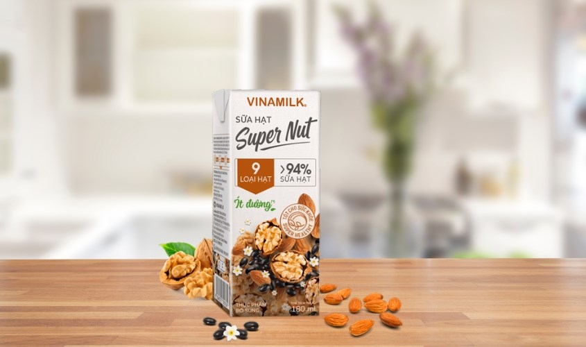 Lốc 4 hộp sữa hạt Vinamilk Super Nut 180 ml (từ 4 tuổi) Lốc 4 hộp sữa hạt Vinamilk Super Nut 180 ml (từ 4 tuổi)