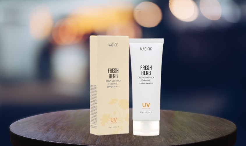 Kem chống nắng làm dịu và phục hồi da Nacific Fresh Herb SPF 50+ PA++++ 50 ml 