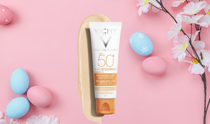 Kem chống nắng ngăn ngừa sạm nám, không gây bóng nhờn Vichy Capital Soleil SPF 50+ PA++++ 50 ml