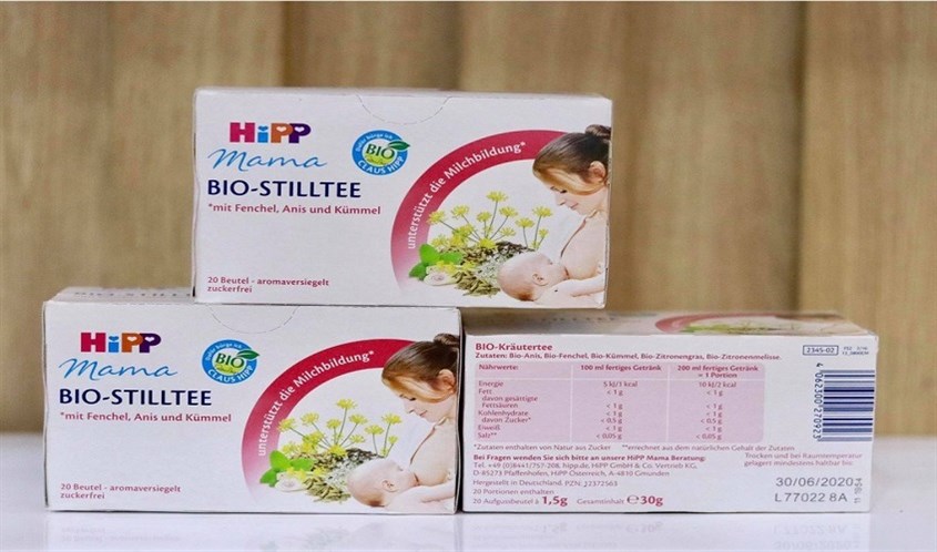 Cách sử dụng trà lợi sữa Hipp