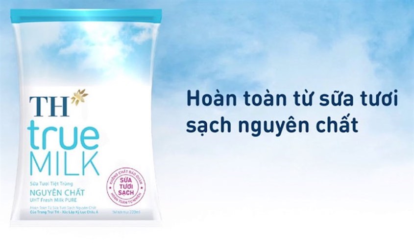 Sữa tươi TH true MILK không đường