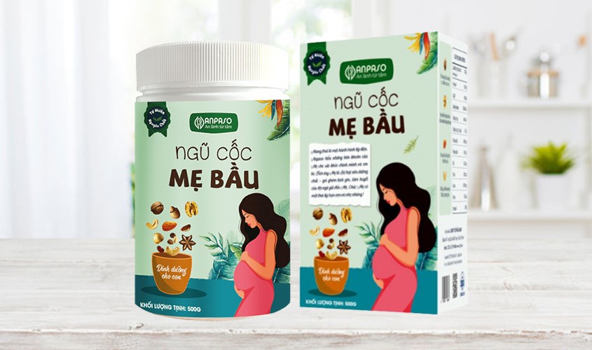 Ngũ cốc mẹ bầu Anpaso hũ 500g (dành cho phụ nữ mang thai)
