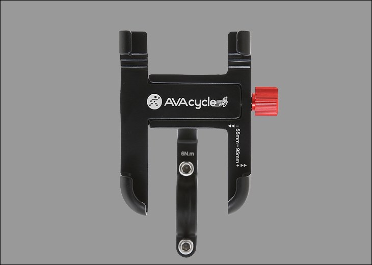 Giá đỡ điện thoại gắn xe đạp AvaCycle ZJ2 Đen có khối lượng chỉ 101g không gây nặng đầu xe đạp gây cản trở cho chuyến đi của bạn