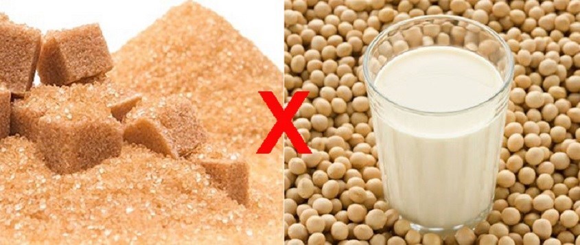 Không nên kết hợp sữa đậu nành và đường nâu để tránh gây mất dinh dưỡng trong sữa