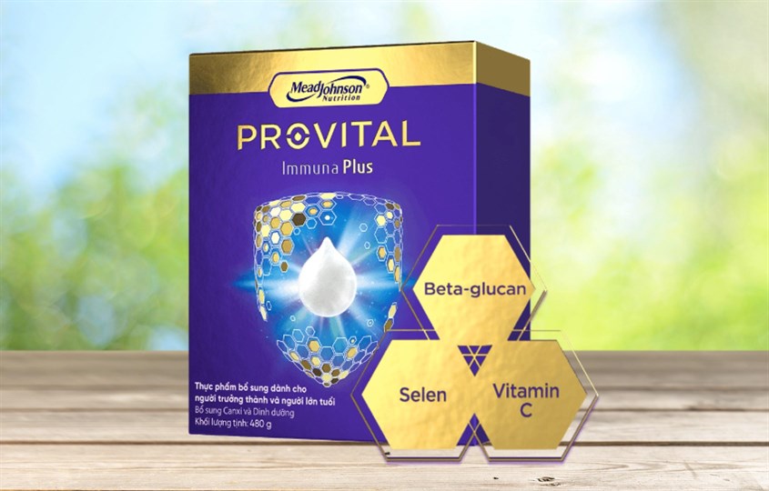 Sữa bột Provital Immuna Plus 480g (dành cho người lớn tuổi và trưởng thành)