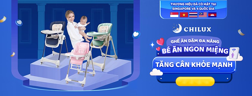 Ghế ngồi ăn dặm Chilux cho bé
