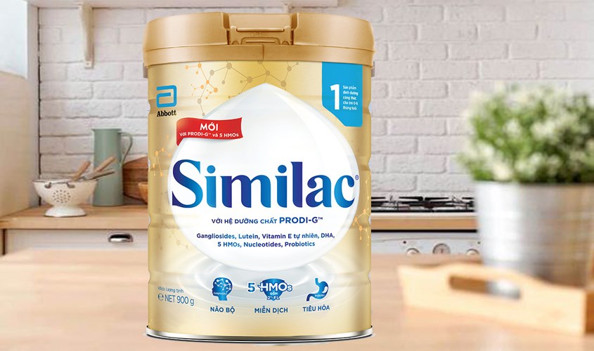 Sữa bột Similac 5G số 1 900g (0 - 6 tháng)