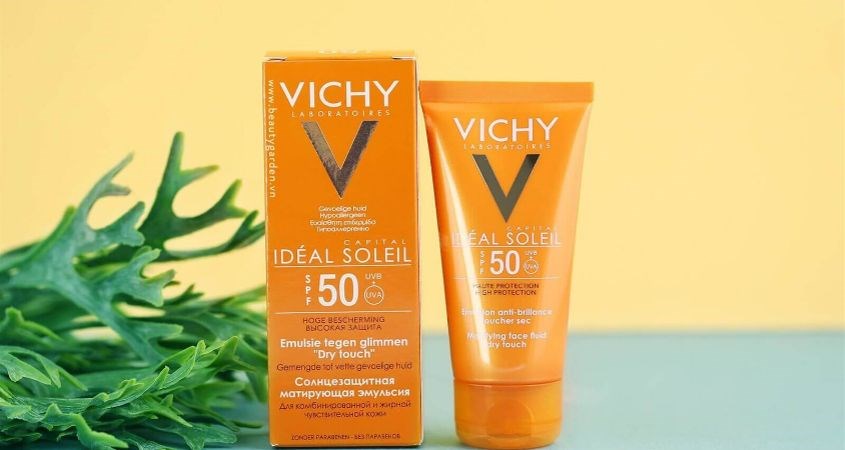 Kem chống nắng dưỡng da 3 trong 1 có màu Vichy Capital Soleil SPF 50+ PA++++