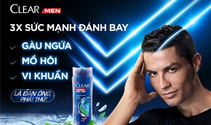 Dầu gội Clear có khả năng đánh bay gàu hiệu quả