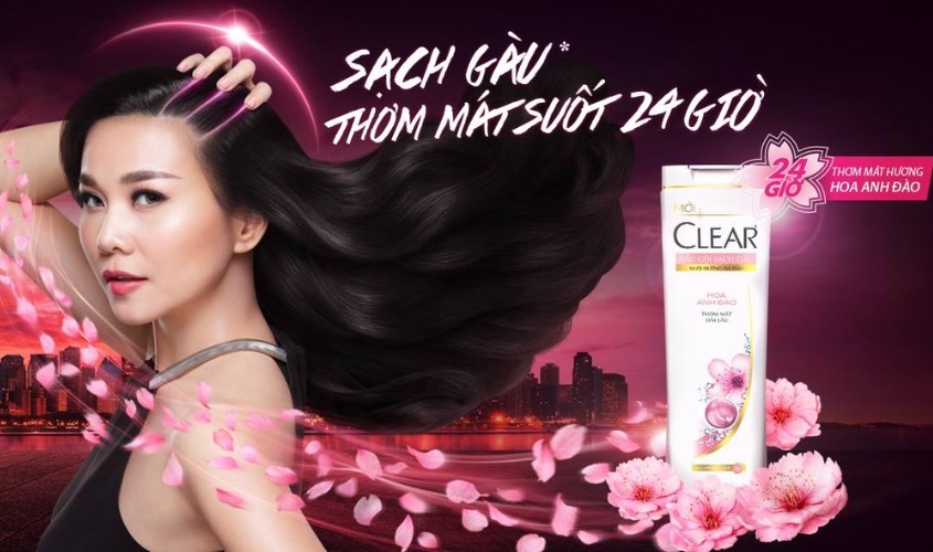 Thành phần được chiết xuất từ tự nhiên với tinh chất hoa anh đào