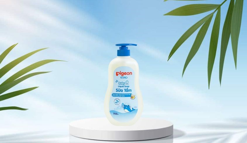 Sữa tắm cho bé Pigeon Liquid Soap chiết xuất Jojoba 700 ml (mọi độ tuổi)