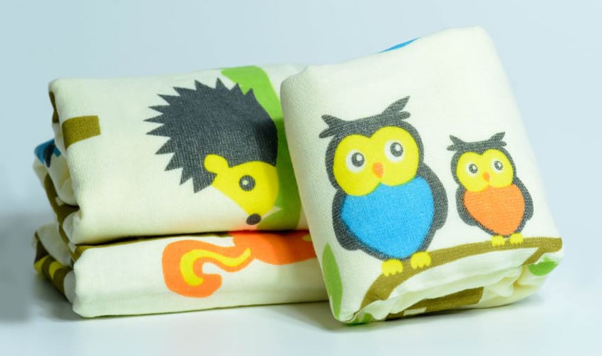 Khăn tắm cotton 2 lớp Mollis BM5A 60x120 cm - Màu vàng