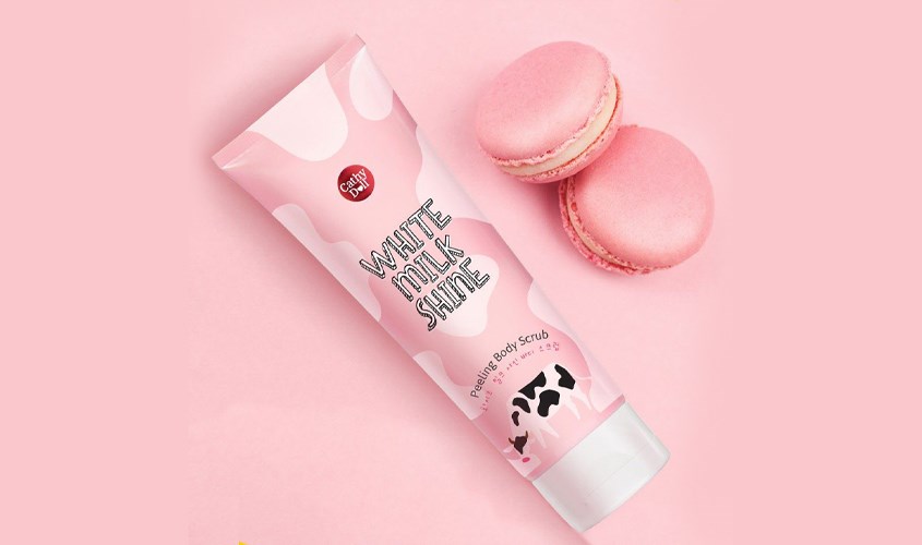 Cathy Doll White Milk Shine Peeling Body Scrub